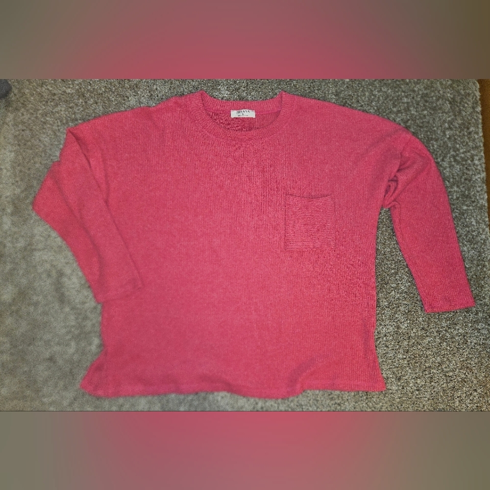 Zenana Outfitters Pink Sweater